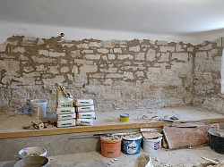 ripristino pareti in pietra, risoluzione dell'umidità